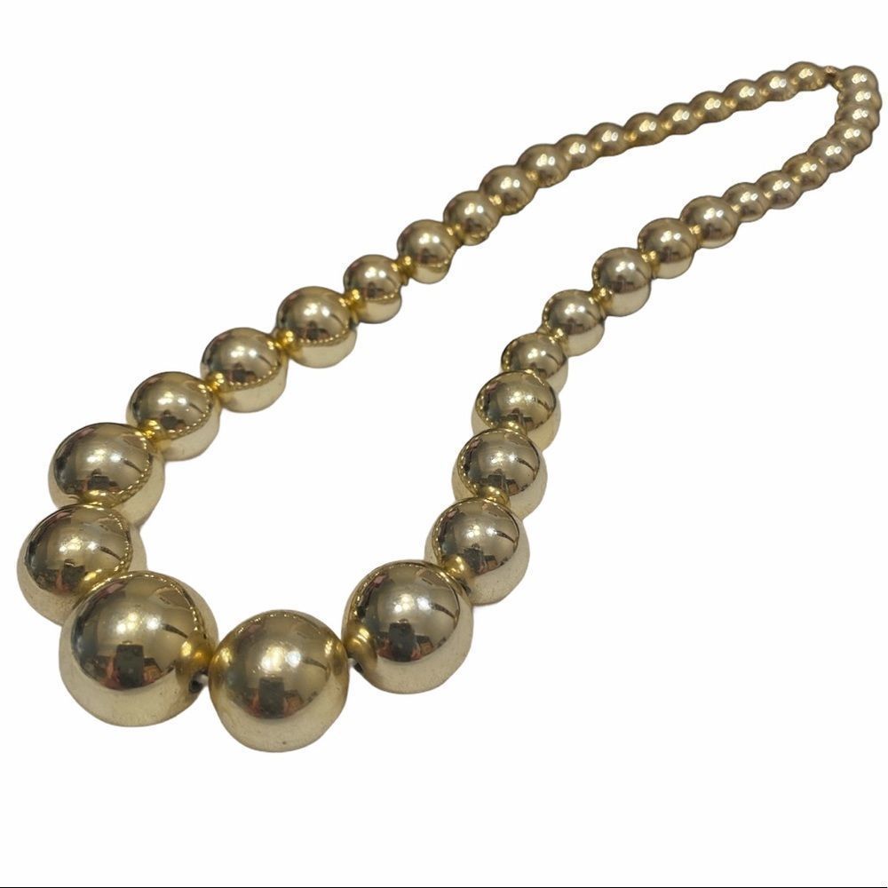 Vintage Gold Graduating Ball Necklace